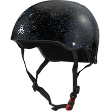  Black Glitter Certified Sweatsaver Triple 8 Helmet