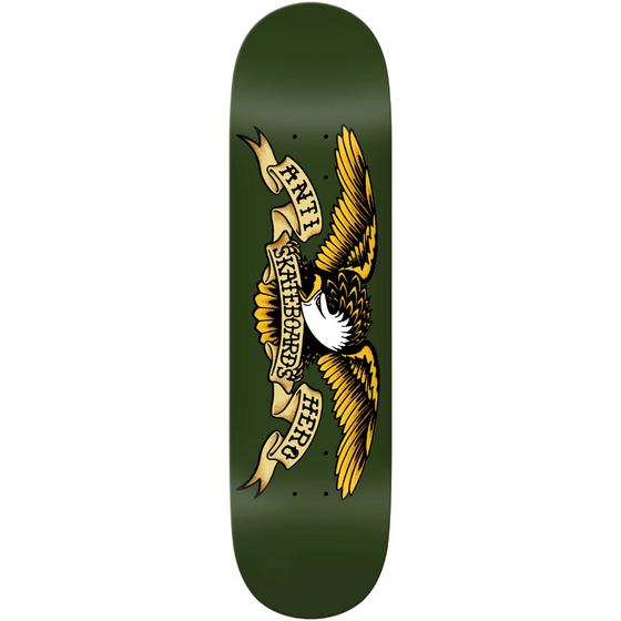 Classic Eagle Easy Rider Anti-Hero Deck 8.38 Olive