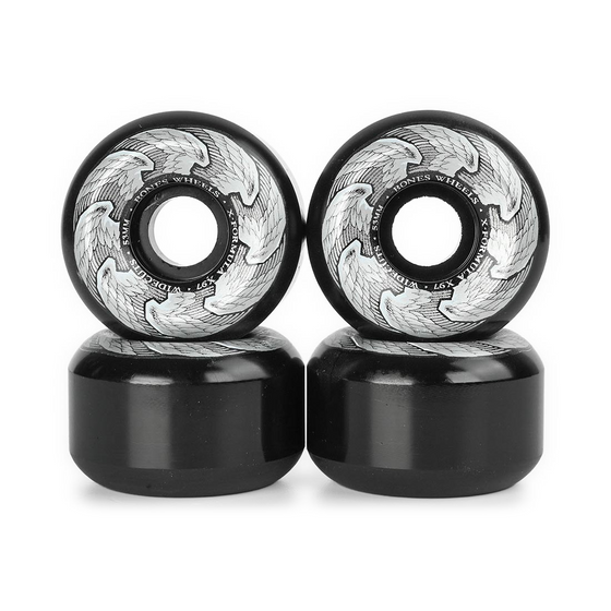 Death Angels 97A V6 Wide Cut X-Formula Bones Wheels Black