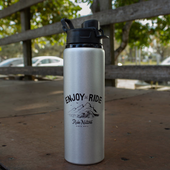Enjoy The Ride Ride Nature Water Bottle