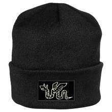  No Monster Krooked Cuff Beanie Black