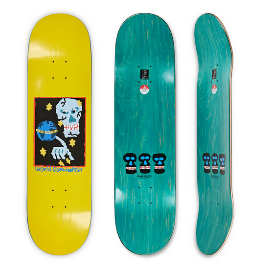 Oskar Rozenberg World Domination Polar Deck 8.375 Yellow
