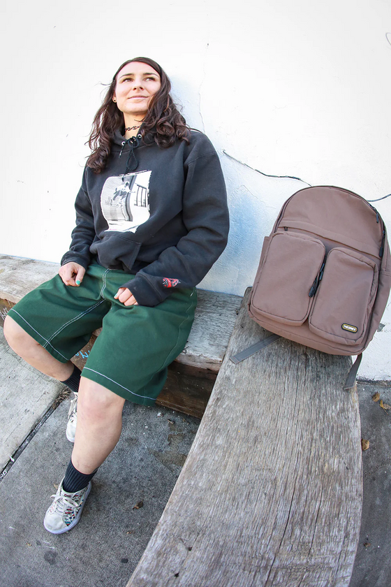 Plaza Denim Hunter Green Contrast Stitch Theories Shorts