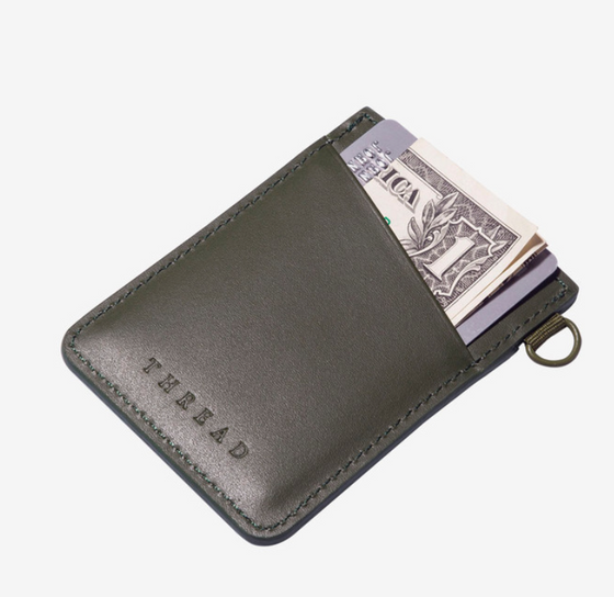 Olive Vertical Wallet