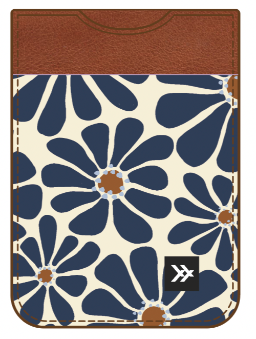 Emmeline Navy Magnetic Wallet