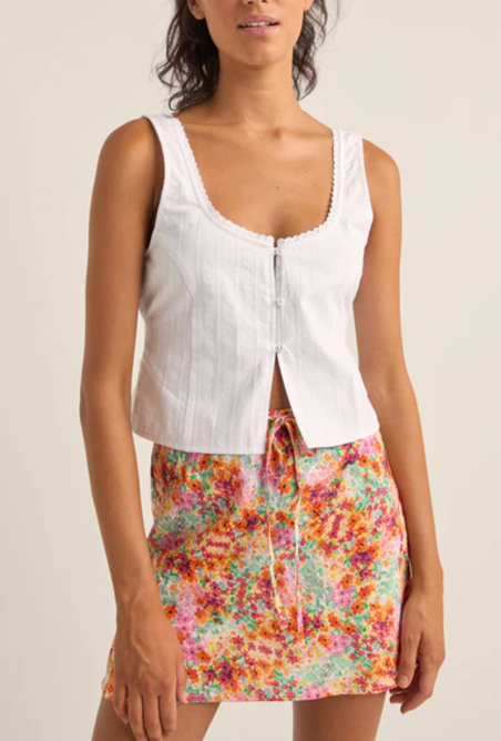 Brighton Button Front Top