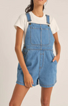 Tide Short Overall - Washed Blue Rhythm