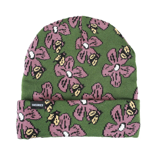Pollinate Theories Beanie Green/Purple
