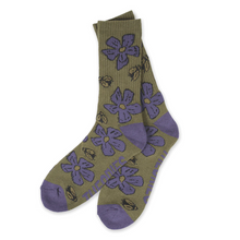  Pollinate Theories Socks Green/Purple