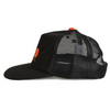 UFO Theories Trucker Hat Black/Orange