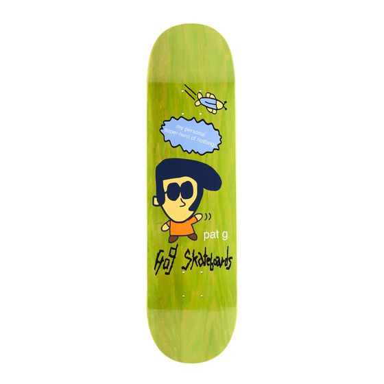 Super Hero (Pat G) Frog Skateboards Deck 8.25