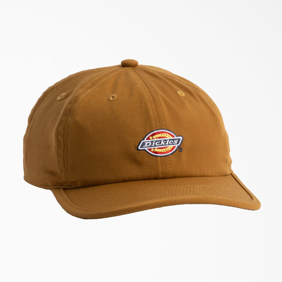 Embroidered Low Profile Dickies Logo Dad Hat Brown Duck