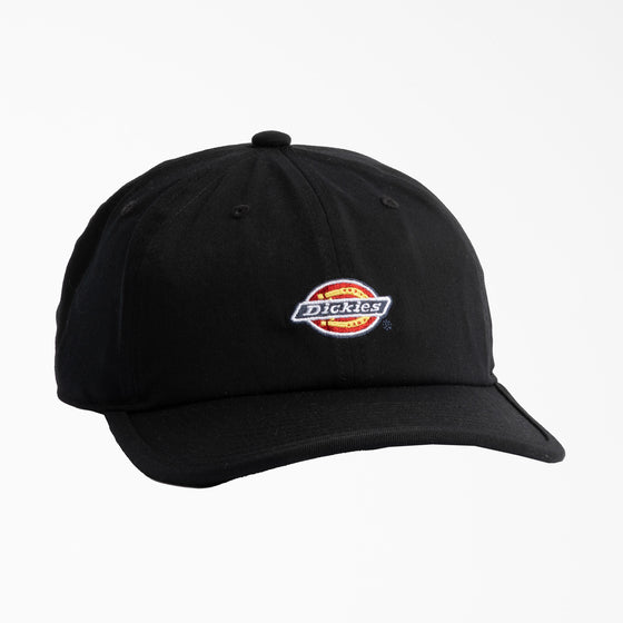 Embroidered Low Profile Dickies Logo Dad Hat Black