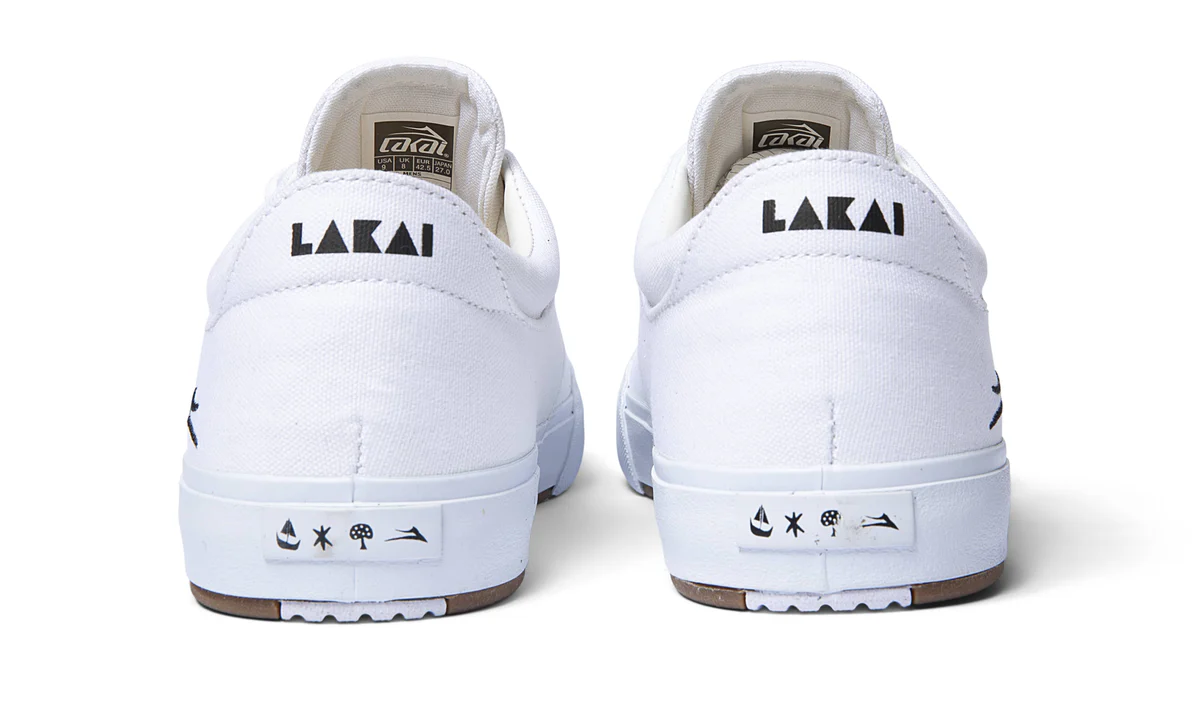 Wilkins White Canvas Lakai Footwear – The House of Ride Nature