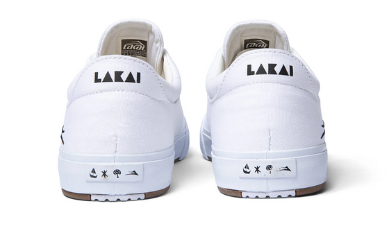 Wilkins White Canvas Lakai Footwear