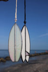 White Pearl Stained Glass Surfboard