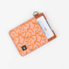 Coral Reef Vertical Wallet: Orange/Pink
