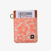 Coral Crush - Vertical Leather Wallet: Coral Crush