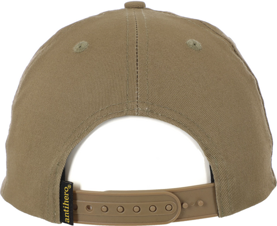 Pigeon Round Anti-Hero Snapback Hat Khaki