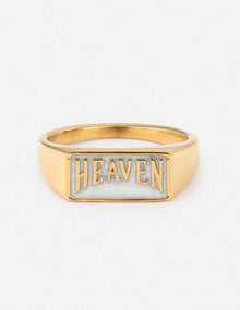  Heaven Rectangular Signet Ring: 9