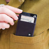 Black Elastic Wallet: Black