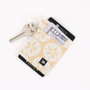 Sand Dollar Elastic Wallet: Cream