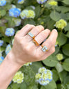 Heaven Rectangular Signet Ring: 5