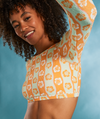 Wavy Babe Cropped Long Sleeve Rashguard ROXY