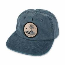 Oasis Theories Snapback Hat Washed Blue Denim