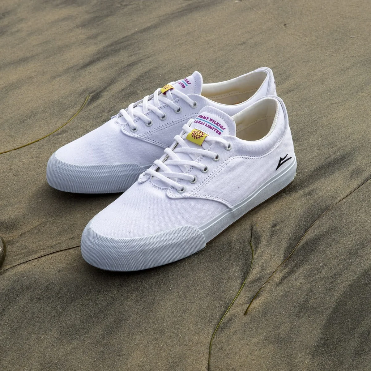Wilkins White Canvas Lakai Footwear – The House of Ride Nature