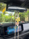 Plumeria Flower stained glass