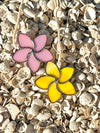 Plumeria Flower stained glass