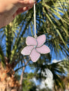Plumeria Flower stained glass