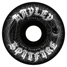  Hayley Webbed Conical Full 53mm 99D F4 Spitfire Wheels Black