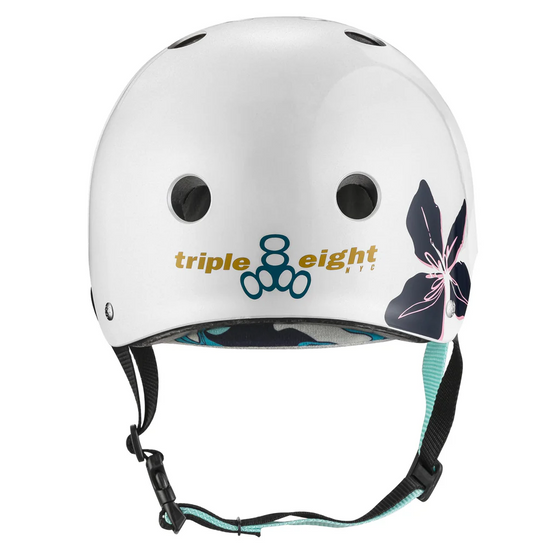 Floral Certified Sweatsaver Triple 8 Helmet L/XL