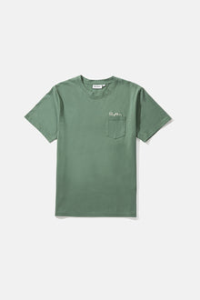  Embroidered Pocket SS T-Shirt Agave