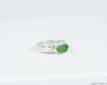  East/West Sea Glass Rings