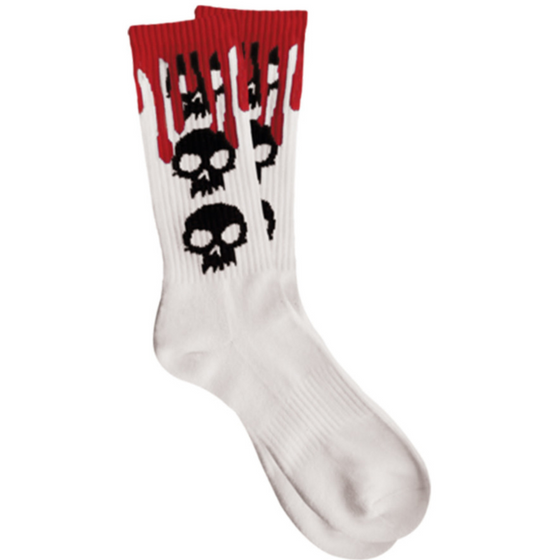 Bloody Zero Socks White