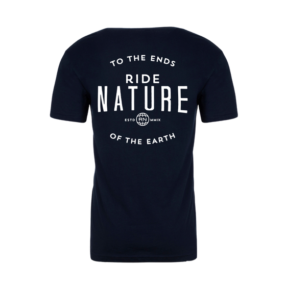 Navy Globe Logo Tee