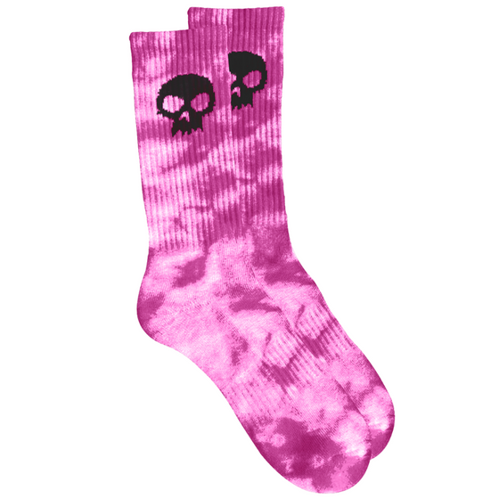 Pink Acid Skull Zero Socks