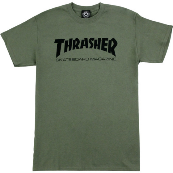 Thrasher Skate Mag Shirt Army Green