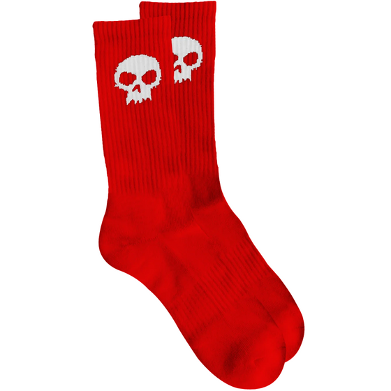 Skull Zero Socks Red