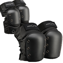  Knee/Elbow Set Pro Tec Pads Black