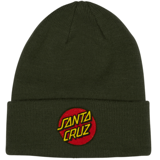 Classic Dot Santa Cruz Beanie Army Green