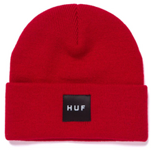  Box Logo HUF Essentials Cuff Beanie Red