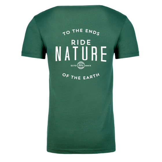 Forest Green Globe Logo Tee