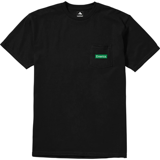 Pure Triangle Emerica Pocket Tee Black