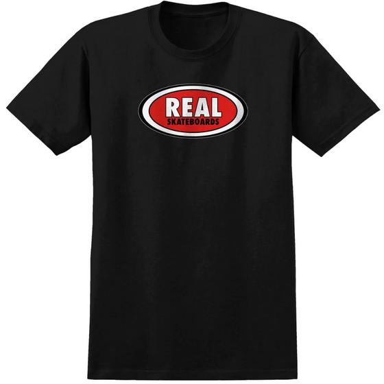 Oval Real Shirt Black/Red