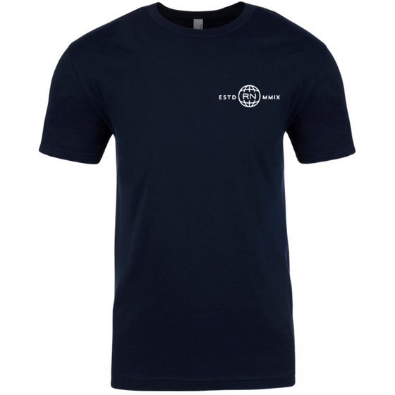 Navy Globe Logo Tee