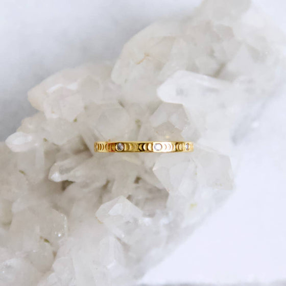 Zircon Moon Phase Ring